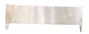 Polyimid-Heizelement mit Aluminium-Folienrückseite