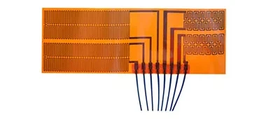 polyimide Kapton heater with multiple heating zones